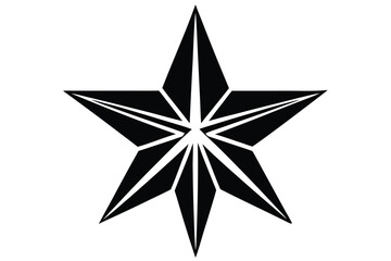 christmas star vector icon