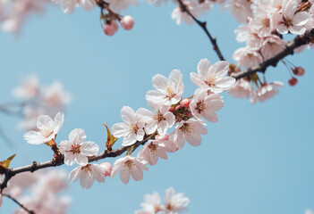 Fototapeta premium pink cherry blossom