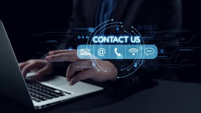 This image depicts a business professional using a laptop with glowing indicators for quality improvement and cost reduction, symbolizing digital growth and efficiency. Qubit