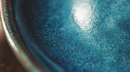 Blue Ceramic Bowl Texture