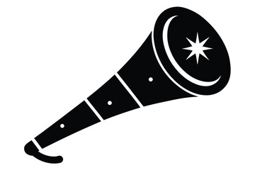 holiday horn vector icon