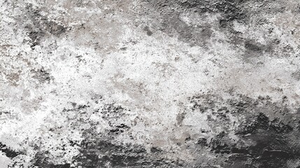 Fototapeta premium Abstract grayscale texture depicting a weathered, mottled surface with varying shades of gray, white, and black, showing a distressed, aged appearance with rough, uneven texture