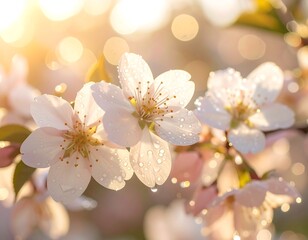 Fototapeta premium Blossoming spring flowers