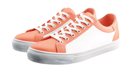 Tennis Shoes for Comfort and Athletic Performance - Isolated on White Background