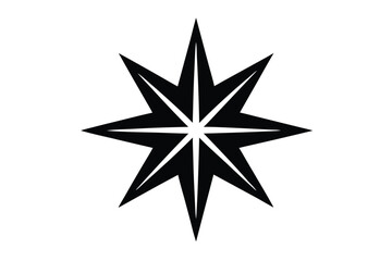 nativity star vector icon