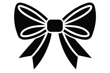 ribbon bow vector icon