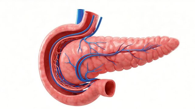 Anatomy of the Human Pancreas and Duodenum.3d
