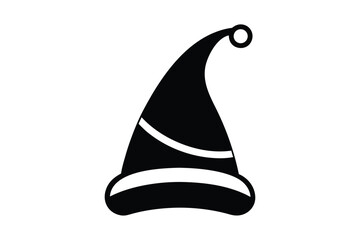 tiny elf hat vector icon