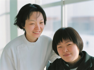 患者, 福祉, 介護, 病院, 障害, 知的障害, 知的障害者, 職員, 日本, 日本人,  patient, welfare, care, hospital, disability, intellectual disability, mentally retarded, employee, staff, Japan, Japanese