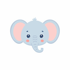 Fototapeta premium Minimalist Portrait of an Adorable Miniature Animal for Kids