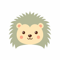 Obraz premium Minimalist Portrait of an Adorable Miniature Animal for Kids