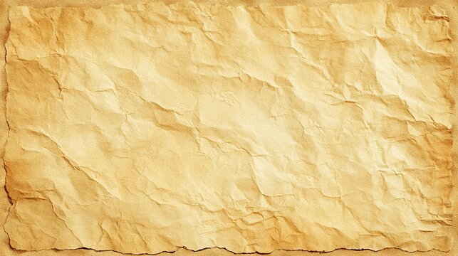 Aged, crumpled parchment paper texture