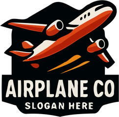 airplane company logos with bold designs, ideal for aviation, travel, and logistics branding.