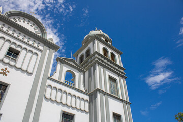Exterior Facade of a catholic cathedral 