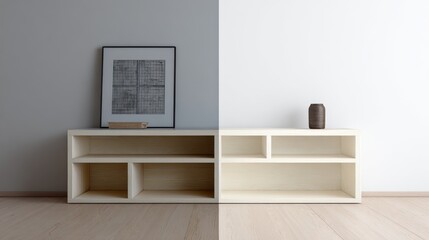 Interior shot of a modern living room