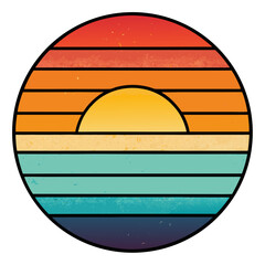 vector illustration of a sun