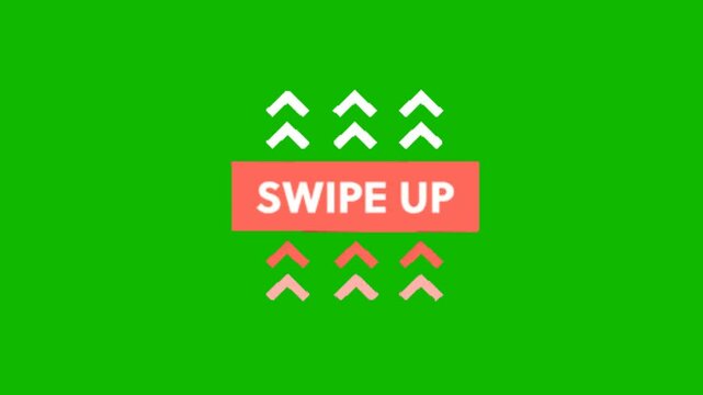 arrow animation on green screen