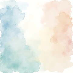 Abstract Watercolor Background with Soft Pastel Colors