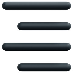 3D Mixed Width Icon