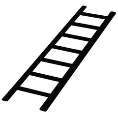 Gym Instructor element isolated agility ladder on white background