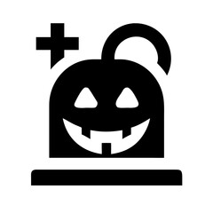 pumpkin spice Halloween icon