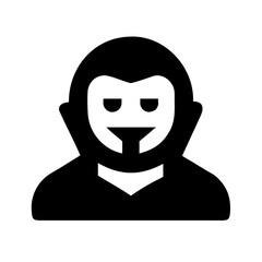 scary costume Halloween icon