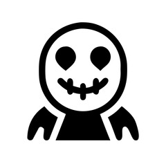 scary costume Halloween icon
