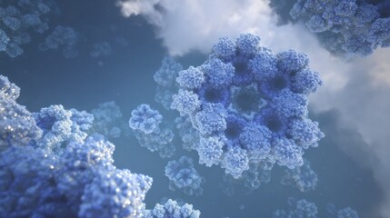 Complex, abstract, biological forms