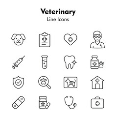 Medical business vector icon set for health and money illustrations