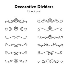 Decorative vector set with vintage calligraphic frames, borders, ornaments, and floral swirl design elements