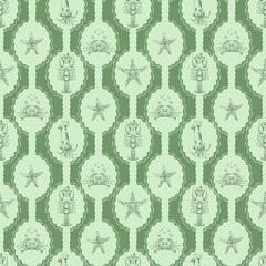 spooky ocean pattern