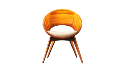 warm wood toned chairs that are minimalist and stylish