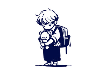 Back to school hand drawn sketch  vector illustration