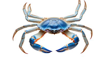 a Maryland blue crab anatomically correct claws and legs
