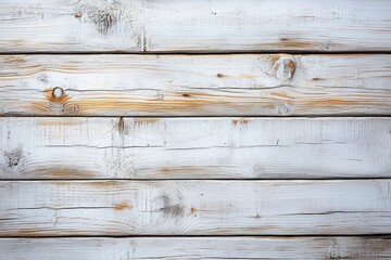 Close-up texture of whitewashed wooden planks with visible wood grain and knots showing natural rustic details