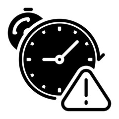time limit icon, glyph icon style