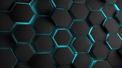 Fototapeta premium 3d-background-with-hexagons