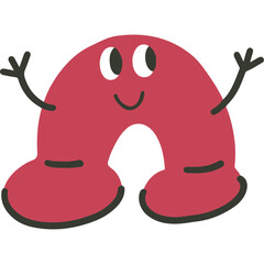 Colorful, playful illustrations of microbes and cells for educational and scientific content.