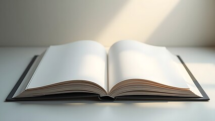 Modern Minimal Book Page with Soft Border Lines and Clean Layout