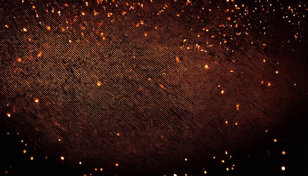 abstract dark orange dots black background for texture isolated background