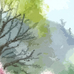 Various oil paintings, flowers, tulips, roses, peonies, ducks, birds, lakes, scenery