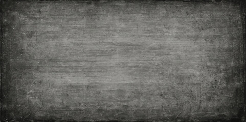 Dark grunge film background with textured vintage frame and rough aged surface