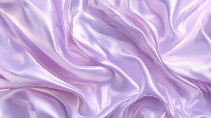 Obraz premium Soft, flowing, lavender-pink satin fabric drapes