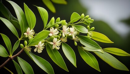 leaves that are oval or elliptic in shape with smooth margins n flowers the most striking feature of the rangoon creeper is its clusters of tubular flowers that