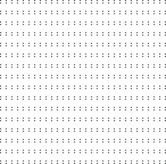 Double dots form horizontal rows.