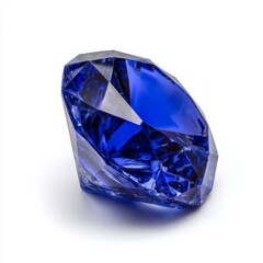Sapphire isolated on white background 