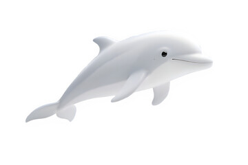 Obraz premium dolphin isolated on white background