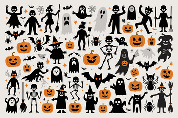 seamless pattern with cats