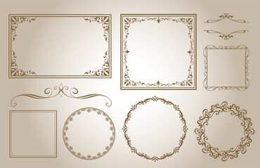 アンティークフレームセット