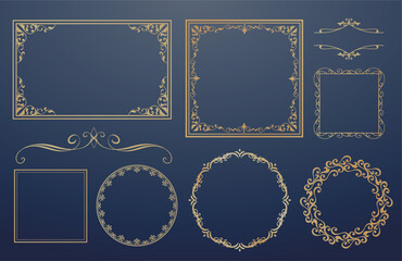 アンティークフレームセット